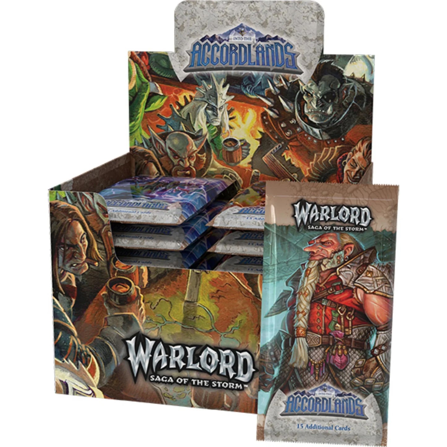 Warlord: Saga of the Storm - Into the Accordlands Booster Display, 24 Packs, English